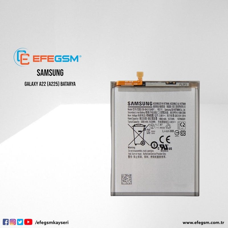 Samsung Galaxy A22 (A225) Batarya