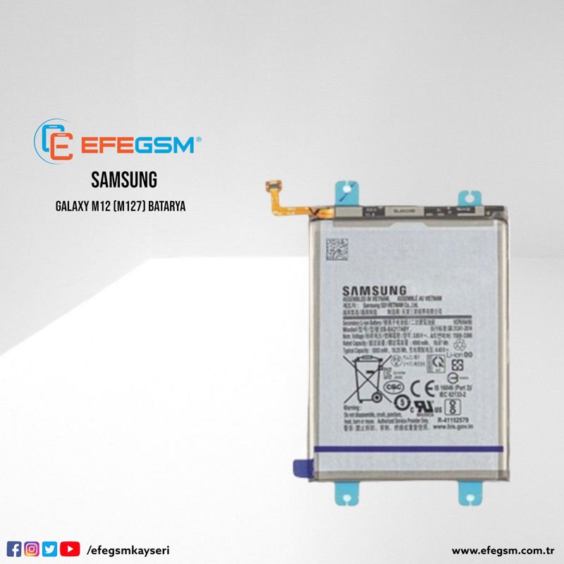 Samsung Galaxy M12 (M127) Batarya