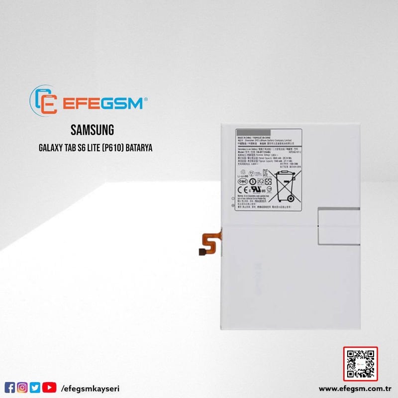 Samsung Galaxy Tab S6 Lite (P610) Batarya