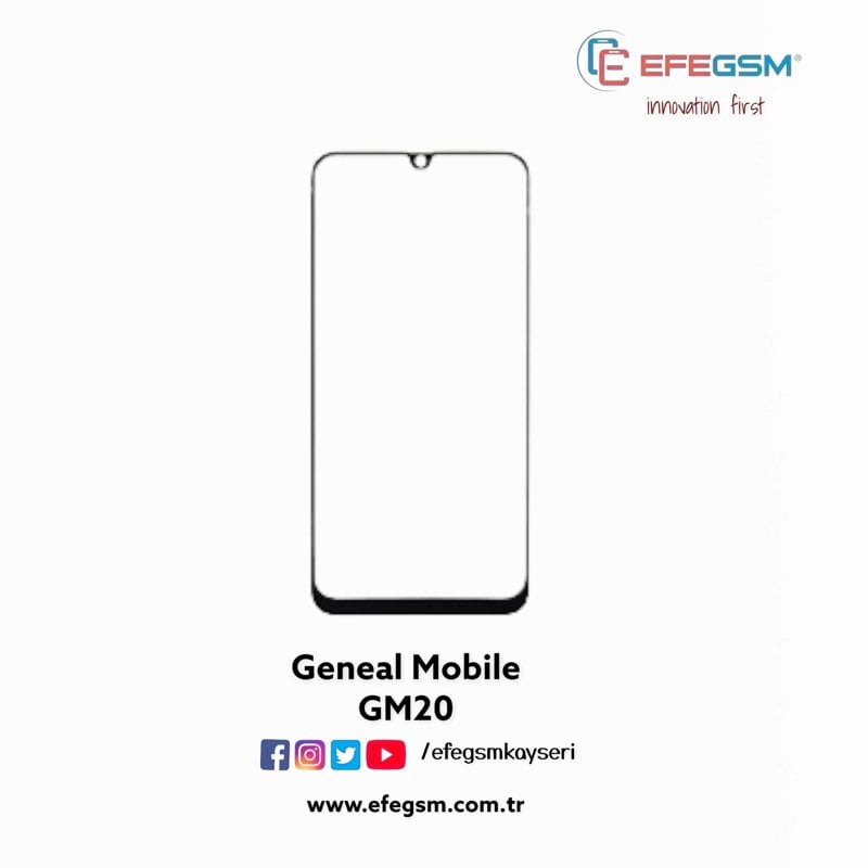 General Mobile GM20 Ocalı Cam