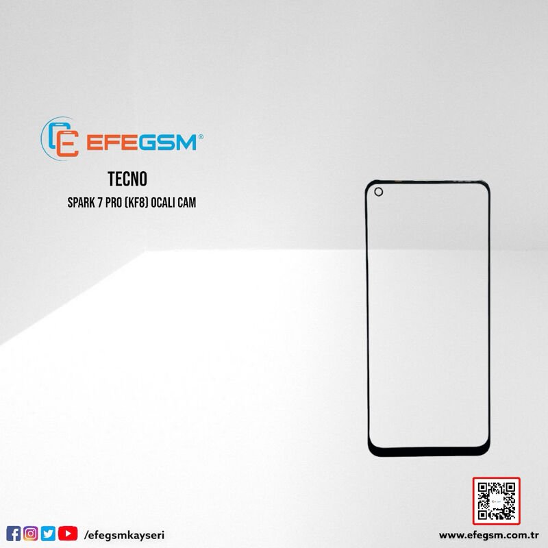 Tecno Spark 7 Pro (KF8) Ocalı Cam