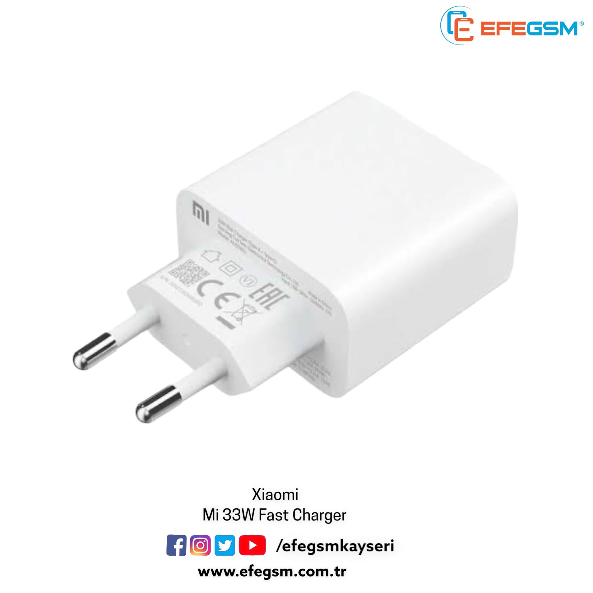 Xiaomi Mi 33W Orjinal Usb Başlık