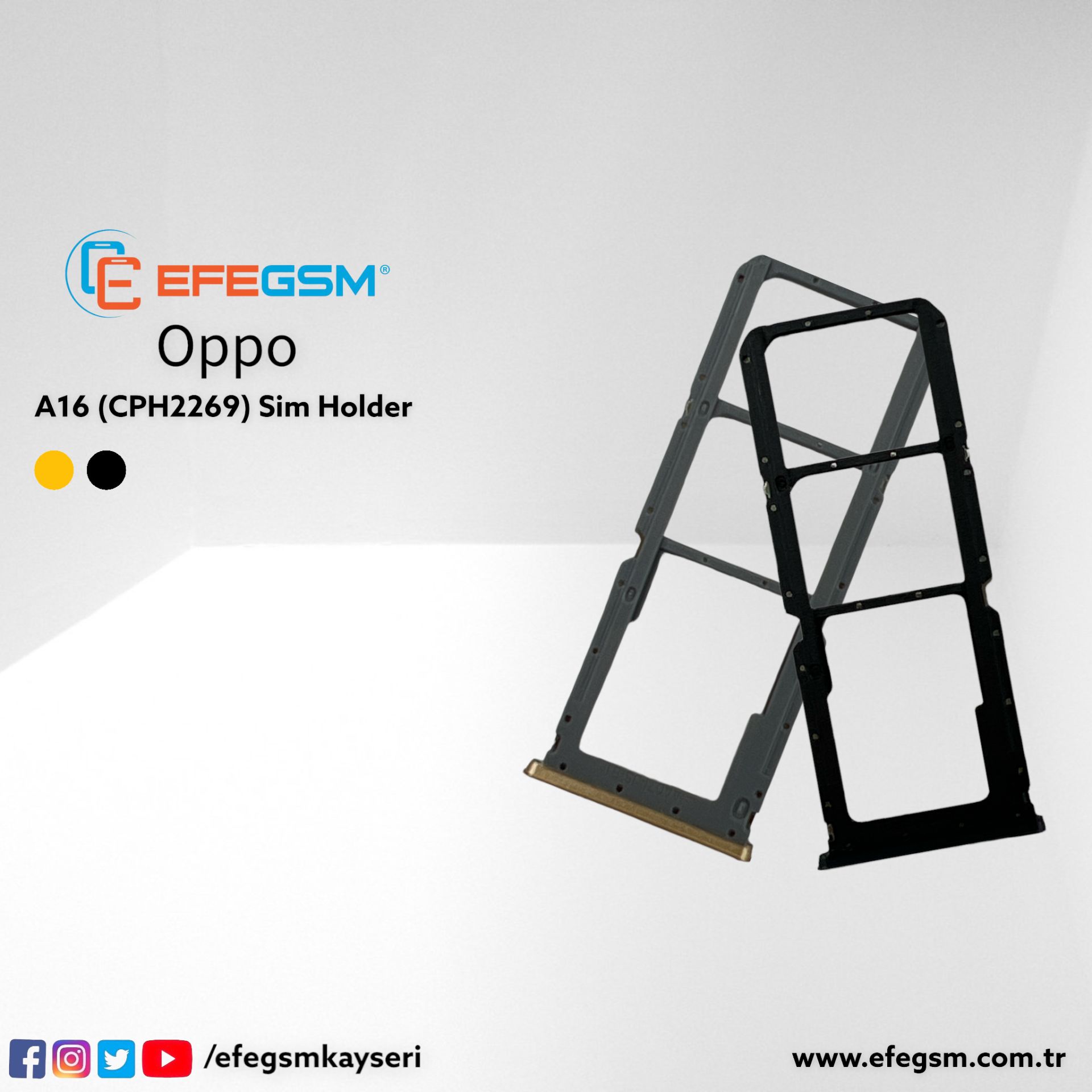 Oppo A16 (CPH2269) Sim Holder