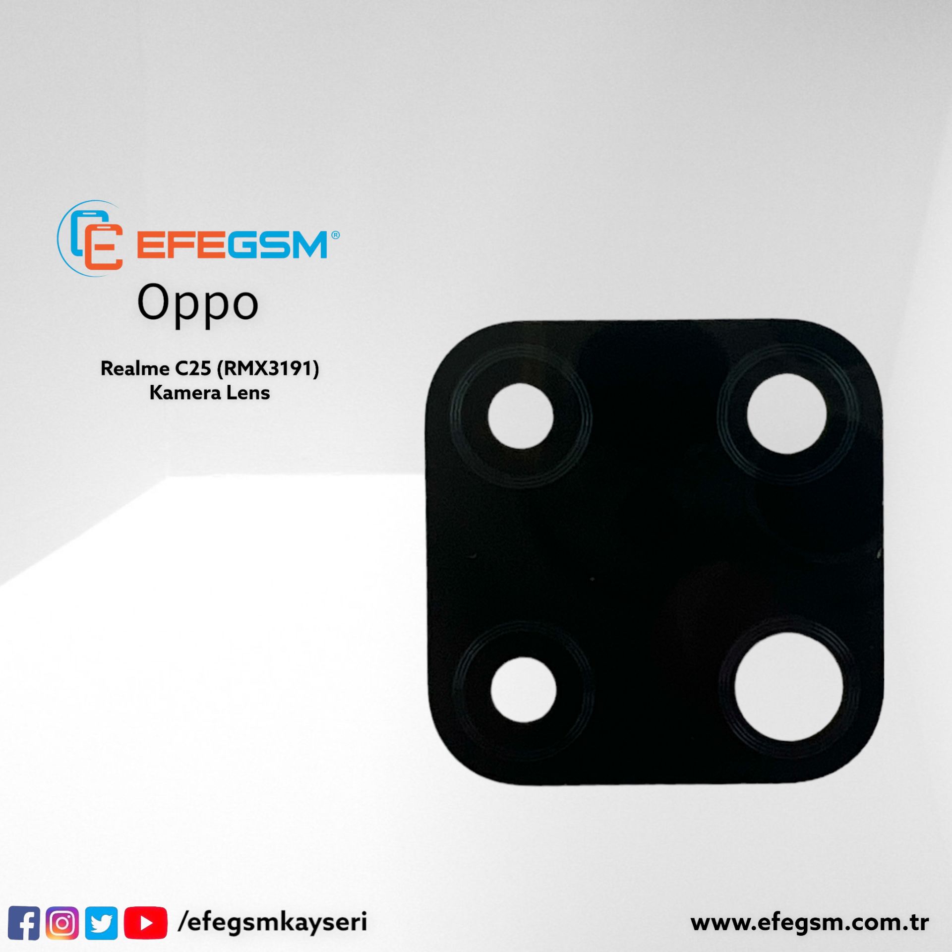 Oppo Realme C25 (RMX3191) Kamera Lens