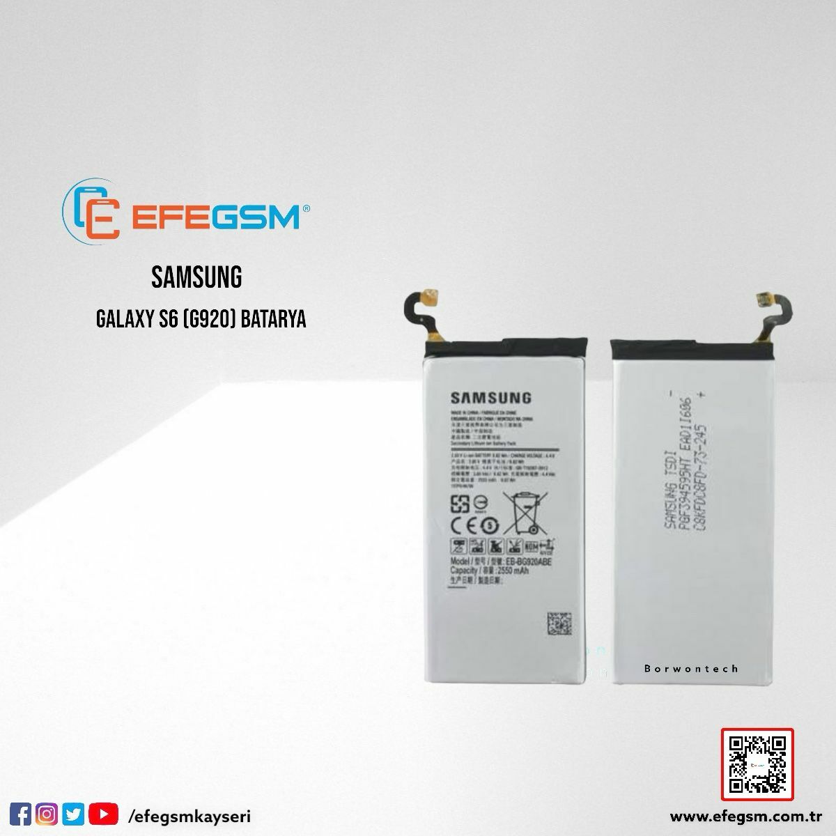 Samsung Galaxy S6 (G920) Batarya