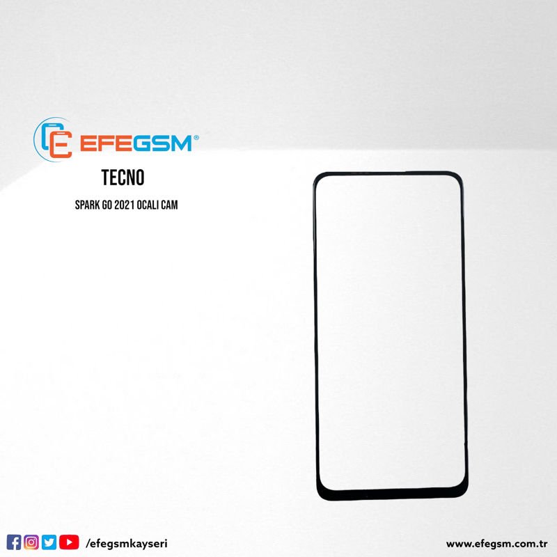 Tecno Spark Go 2021 Ocalı Cam