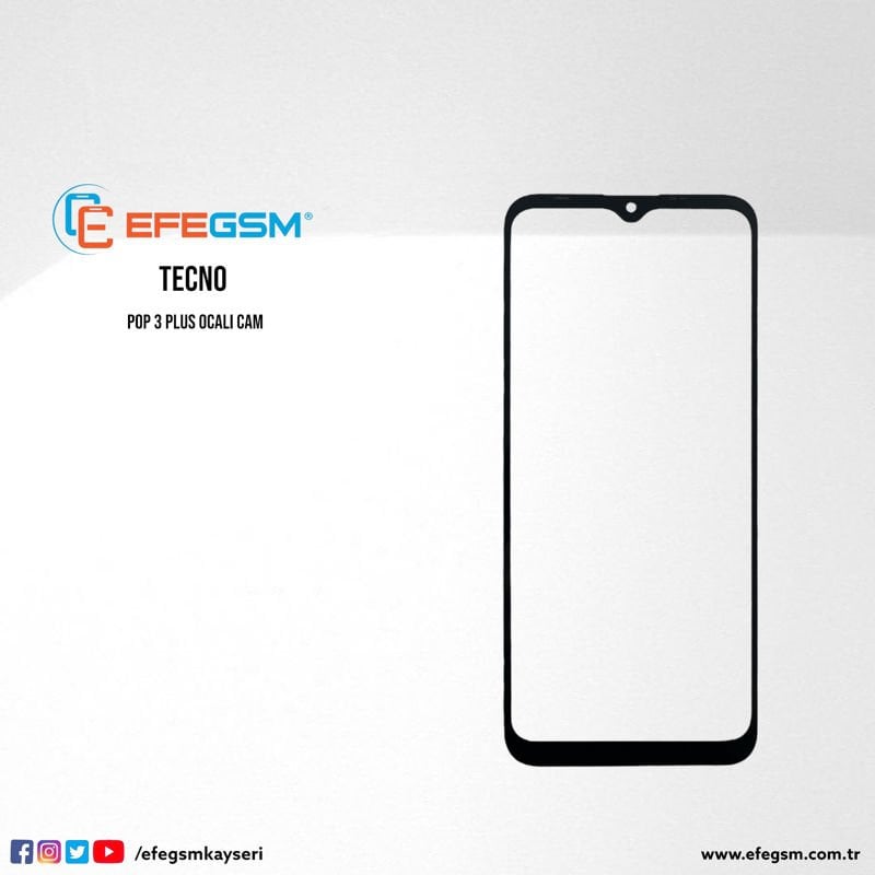Tecno Pop 3 Plus Ocalı Cam