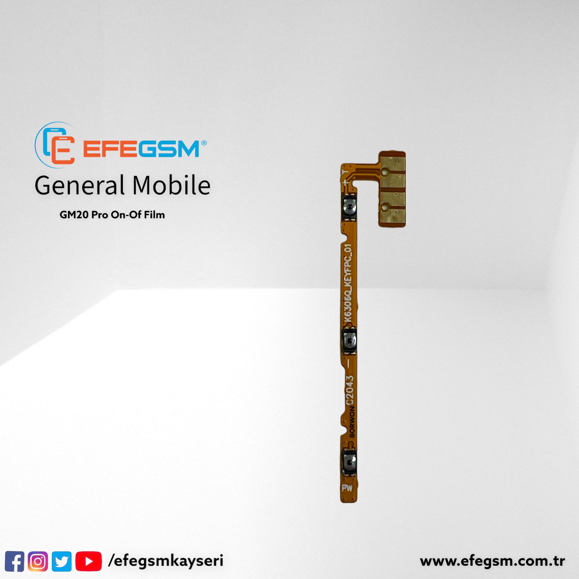 General Mobile GM20 Pro On-Of Film