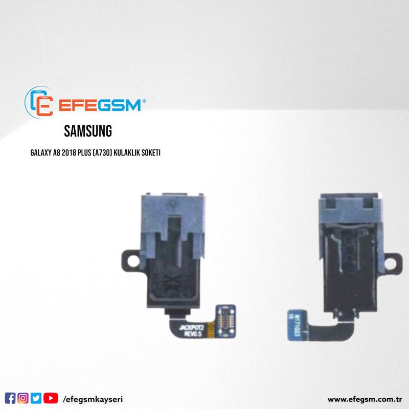 Samsung Galaxy A8 2018 Plus (A730) Kulaklık Soketi
