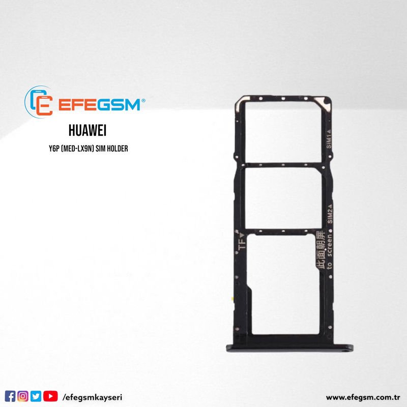 Huawei Y6P (MED-LX9N) Sim Holder