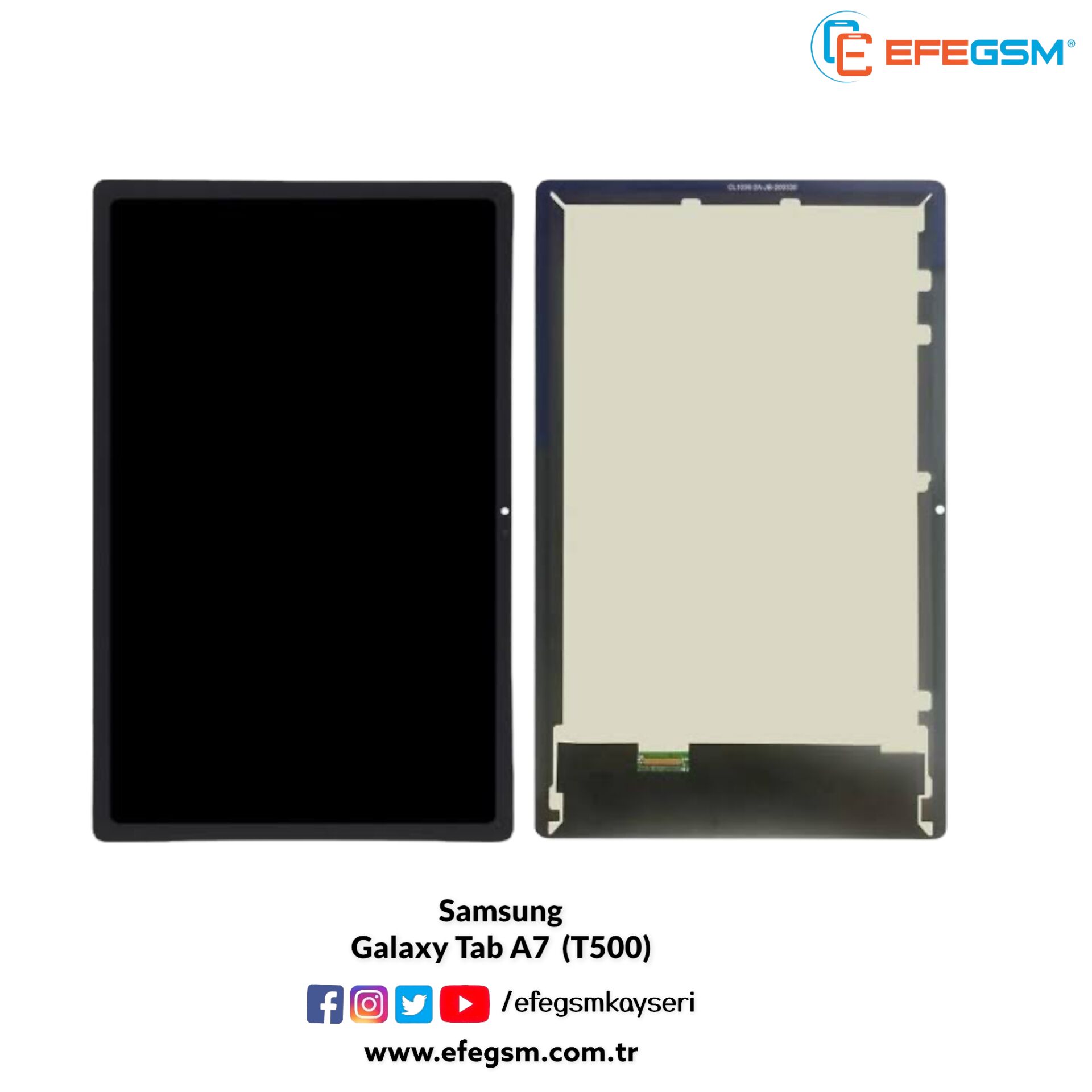 Samsung Galaxy Tab A7 (T500) Ekran