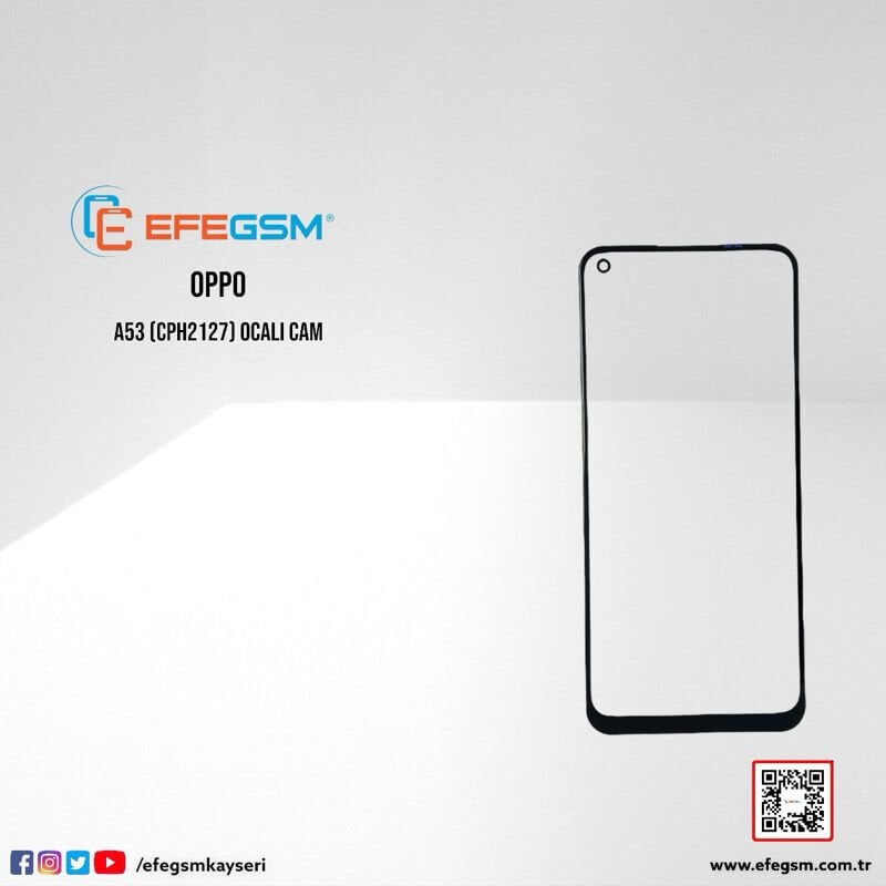 Oppo A53 (CPH2127) Ocalı Cam