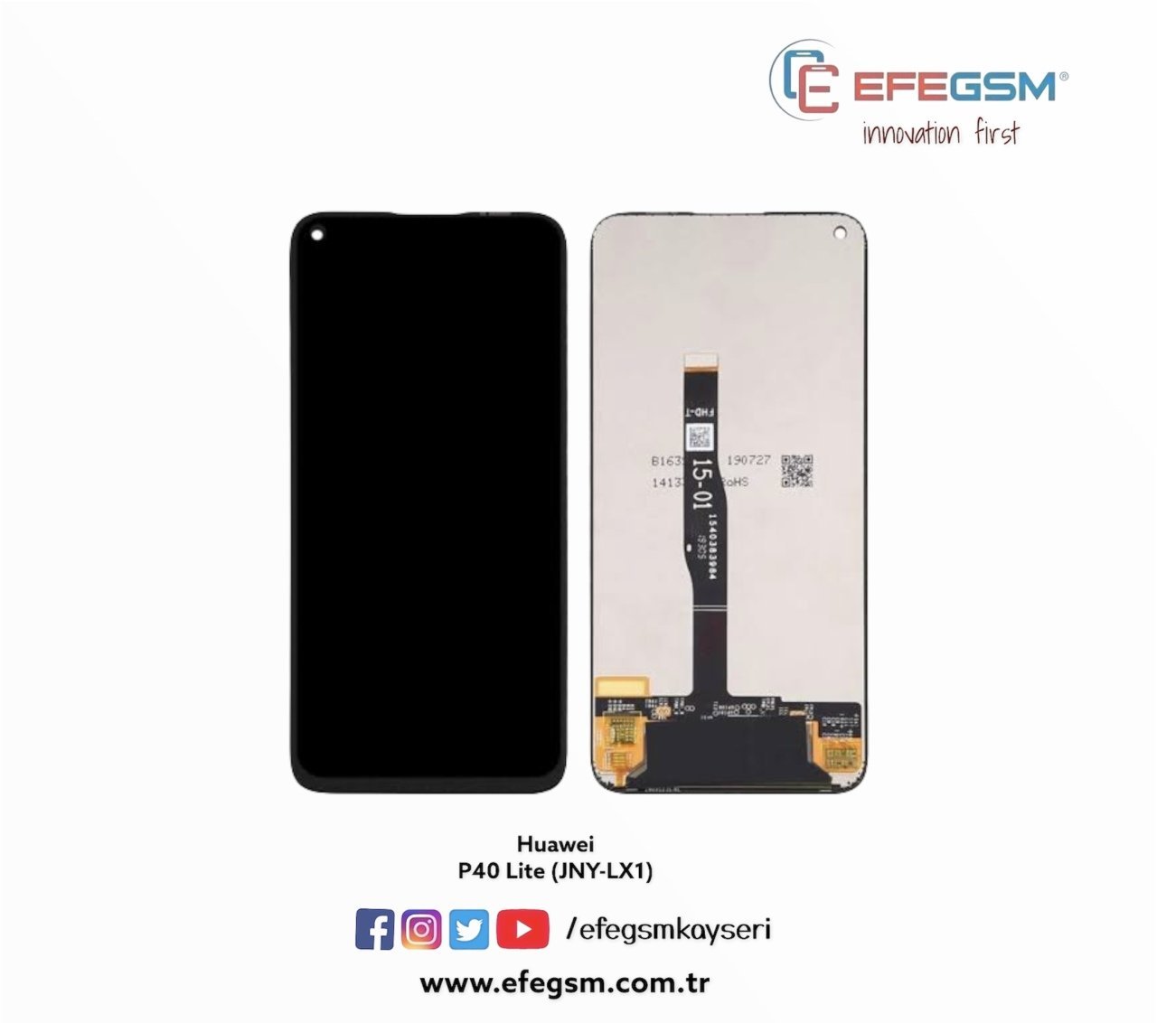 Huawei P40 Lite (JNY-LX1) Servis Ekran