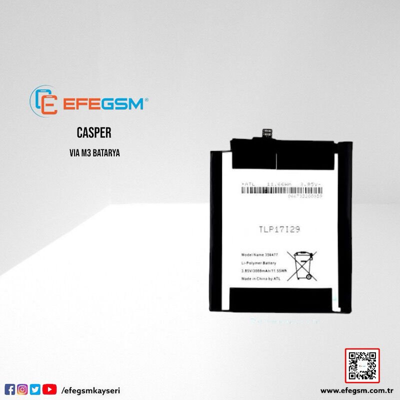 Casper Via M3 Batarya