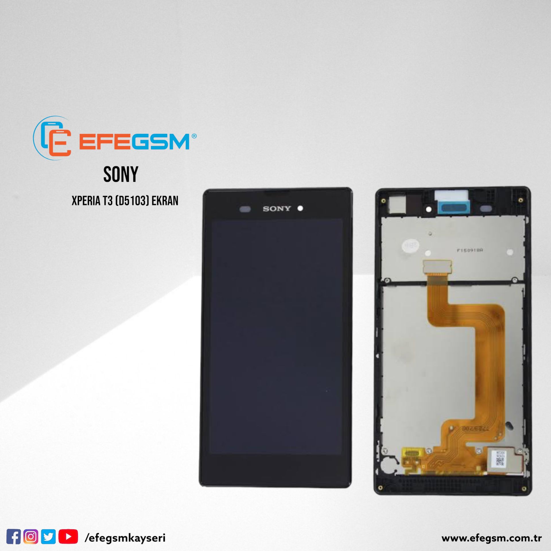 Sony Xperia T3 (D5103) Ekran