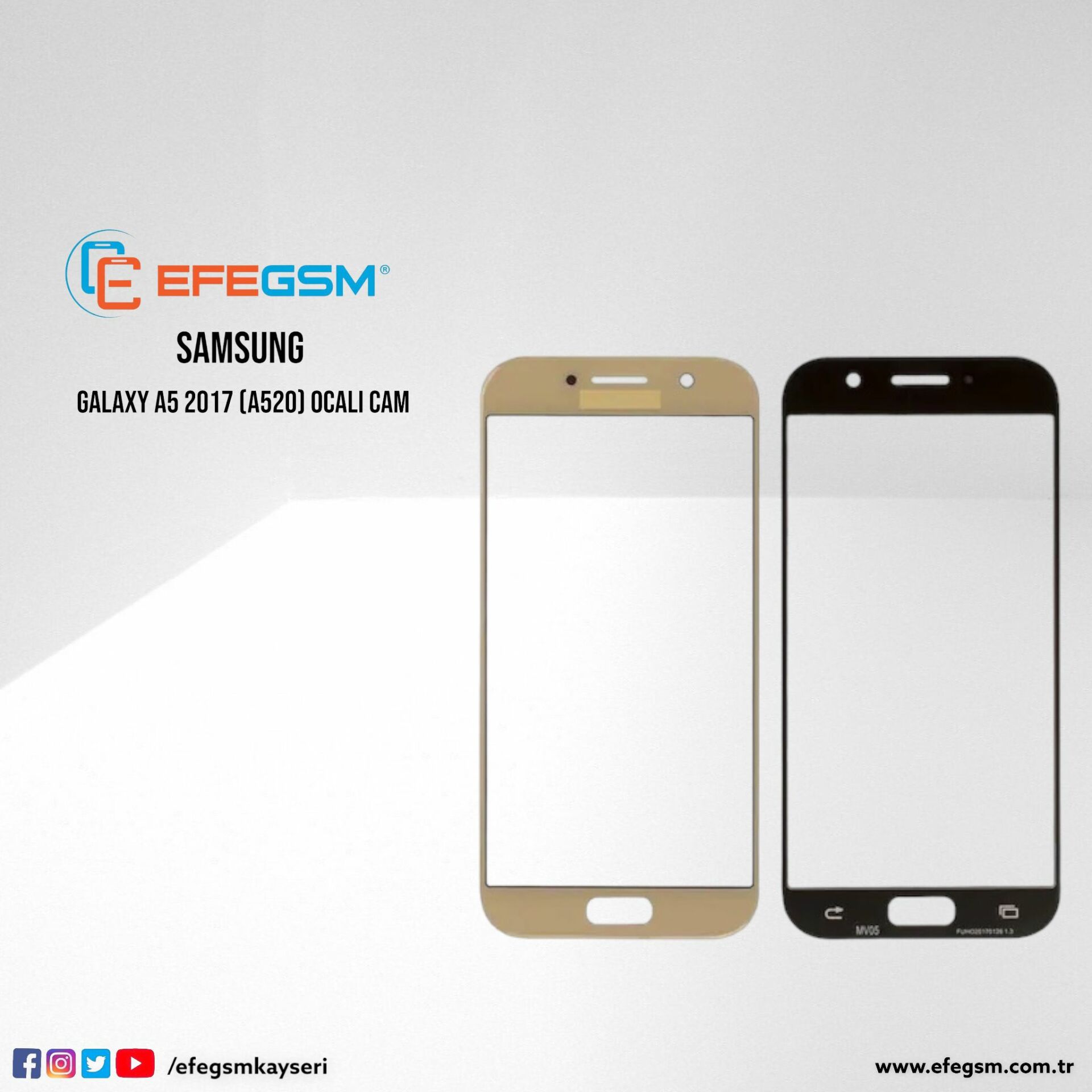 Samsung Galaxy A5 2017 (A520) Ocalı Cam