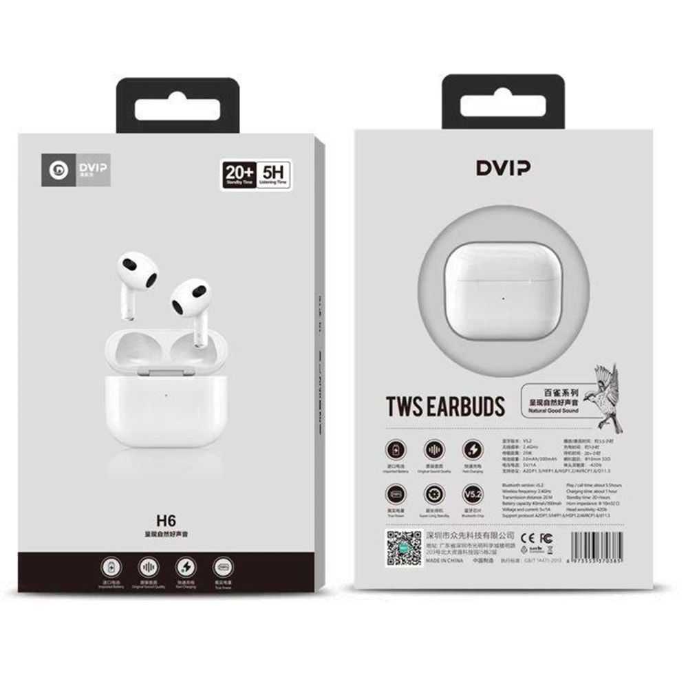 DVIP H6 Bluetooth Kulaklık