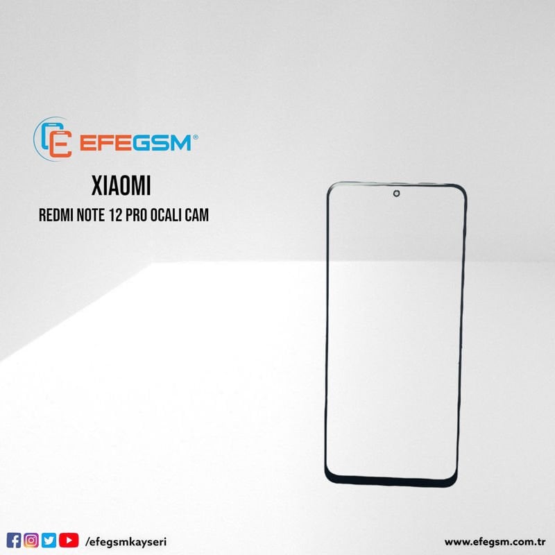 Xiaomi Redmi Note 12 Pro Ocalı Cam