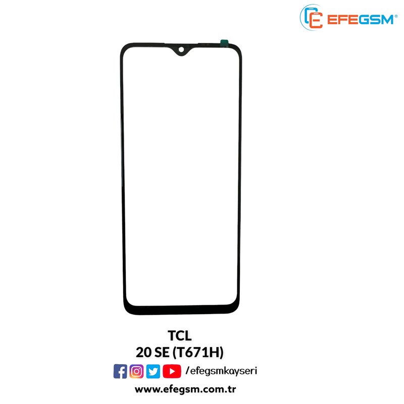 TCL 20 SE (T671H) Ocalı Cam