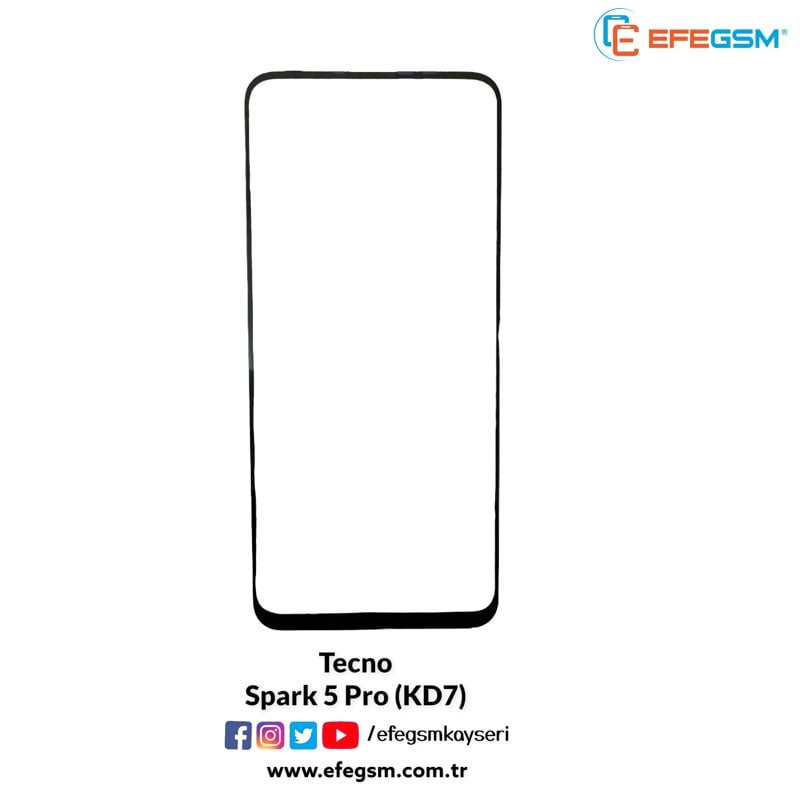 Tecno Spark 5 Pro (KD7) Ocalı Cam