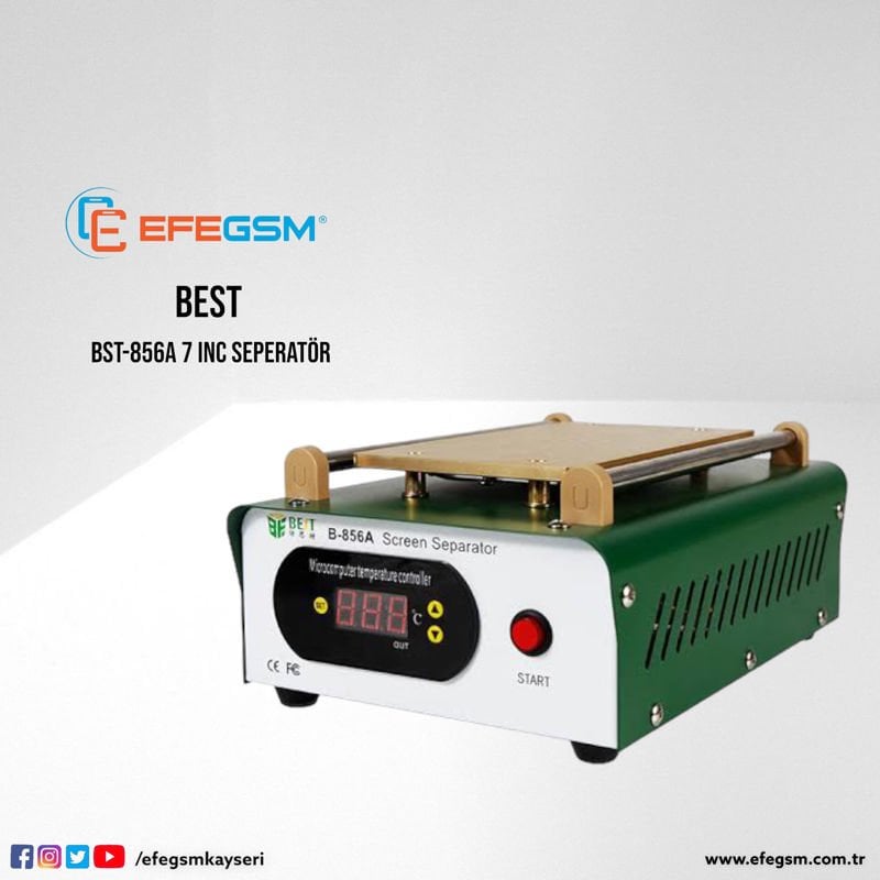 Best BST-856A 7 Inc Seperatör