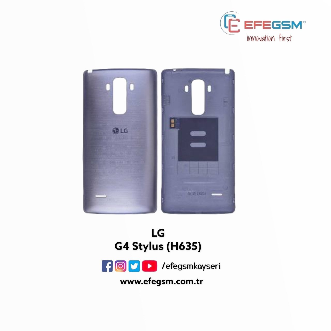 LG G4 Stylus (H635) Arka Kapak