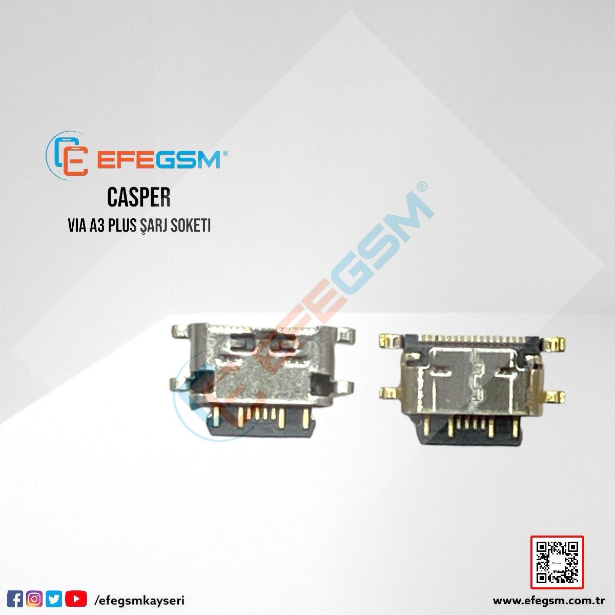 Casper A3 Plus Şarj Soketi