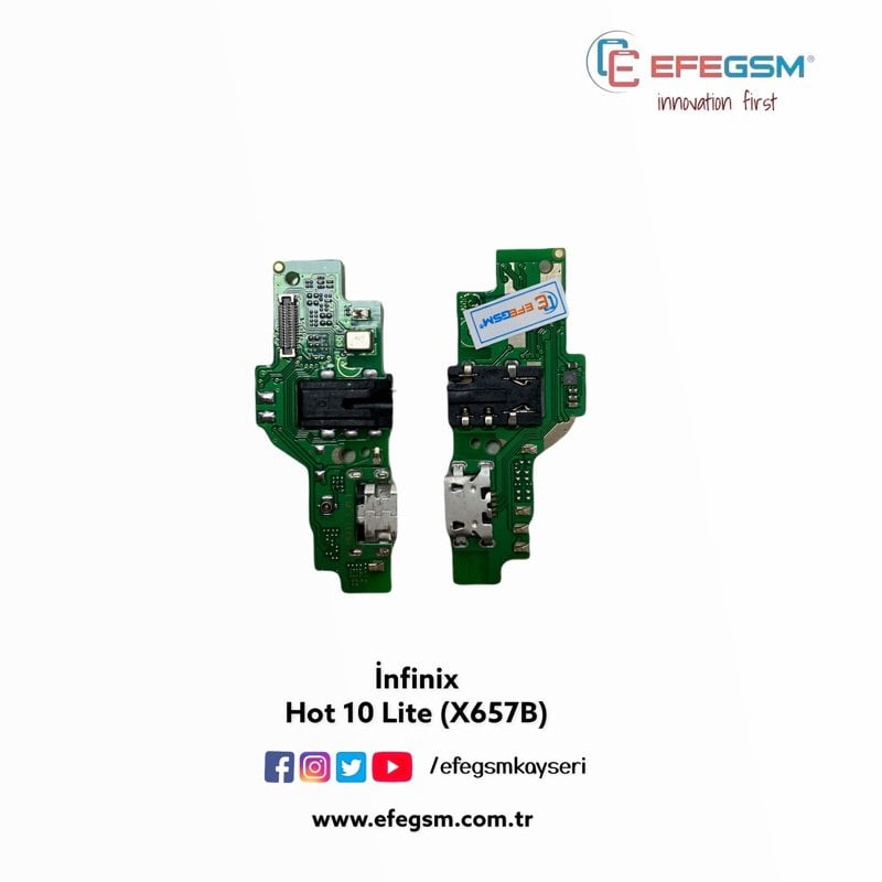 İnfinix Hot 10 Lite (X657B) Alt Bord