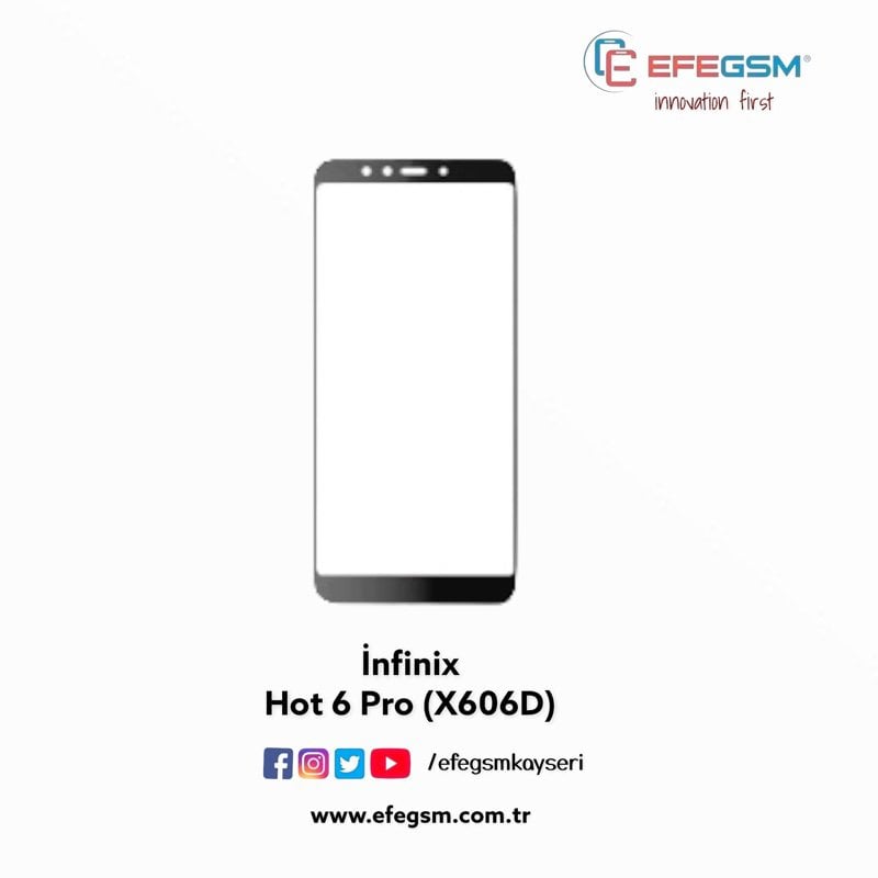 İnfinix Hot 6 Pro (X606D) Ocalı Cam