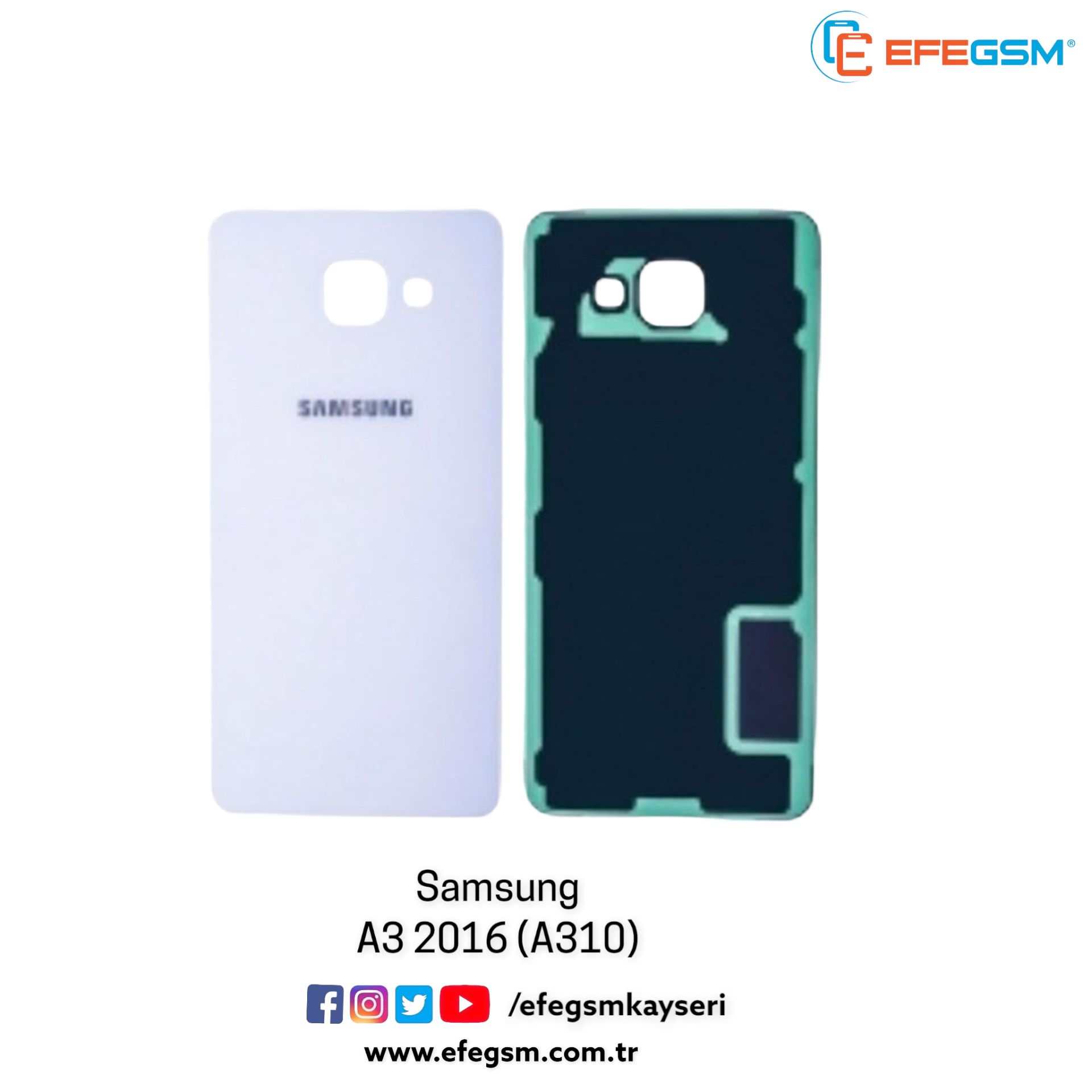 Samsung A3 2016 (A310) Arka Kapak