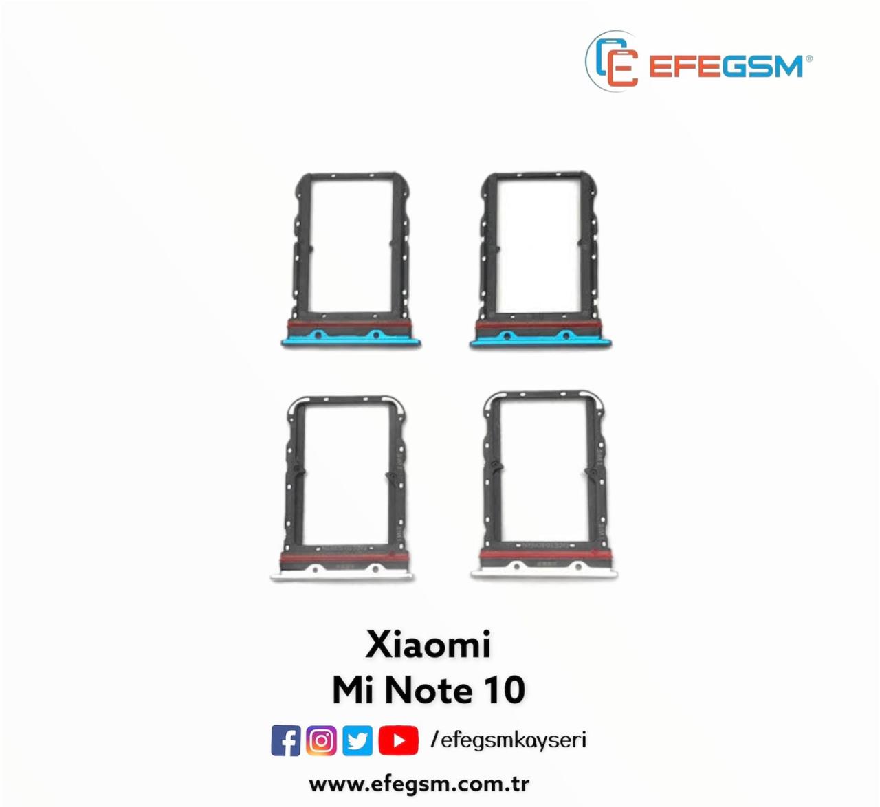 Xiaomi Mi Note 10 Sim Yuvası