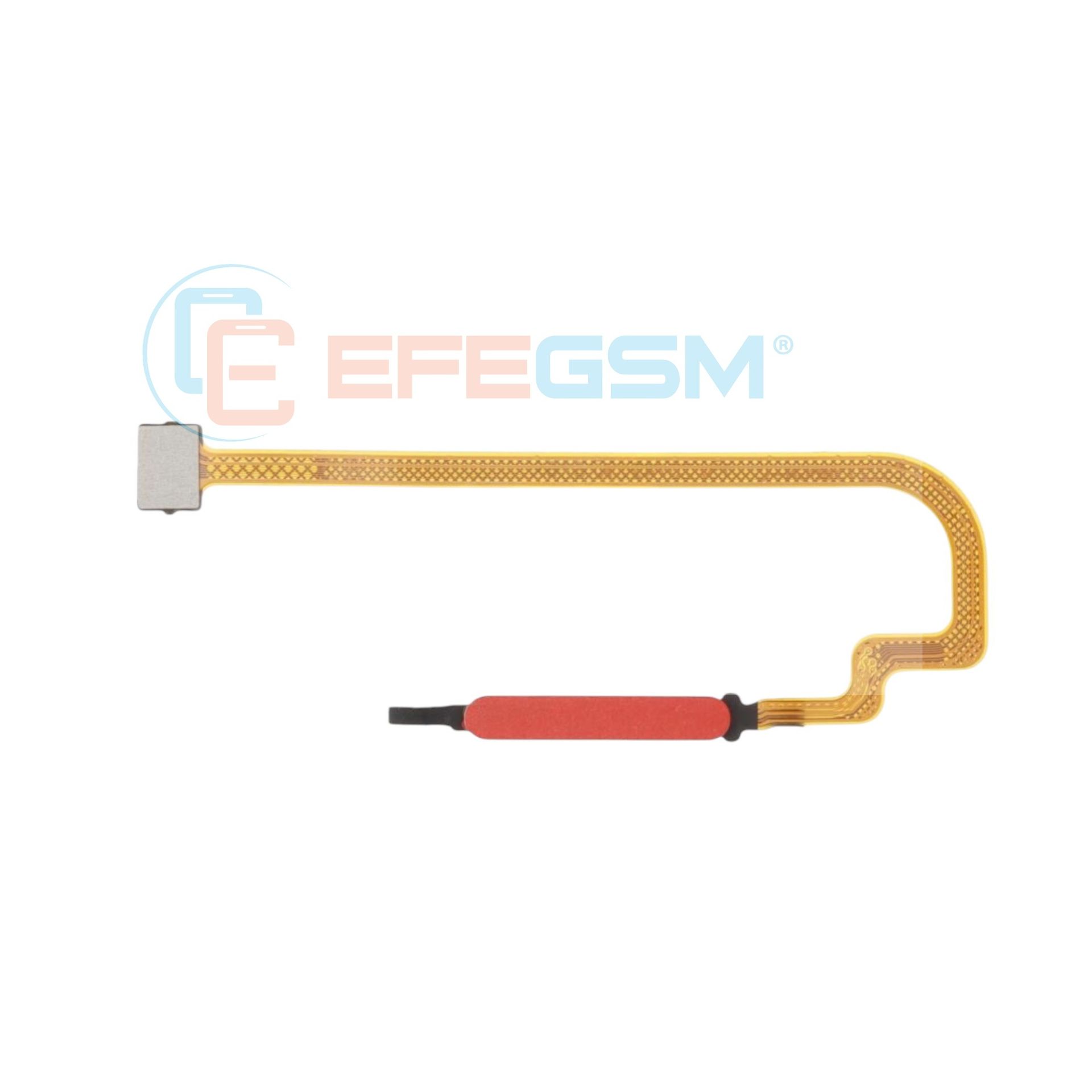 Xiaomi Redmi 9T Parmak İzi Okuyucu Film Kırmızı