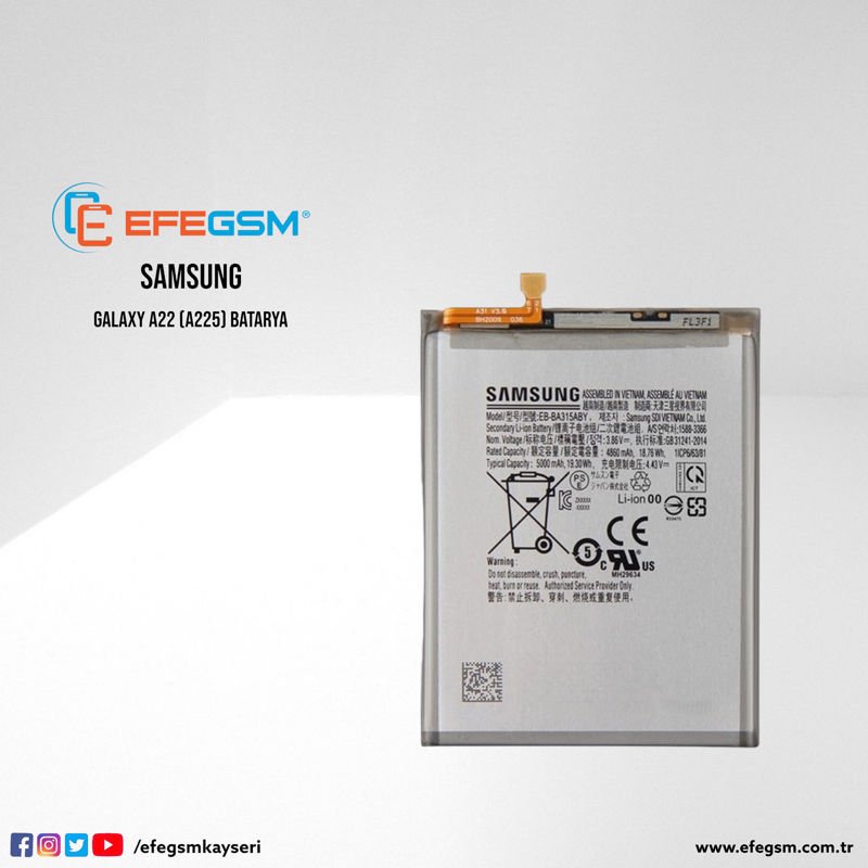 Samsung Galaxy A22 (A225) Batarya