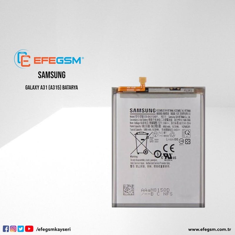 Samsung Galaxy A31 (A315) Batarya