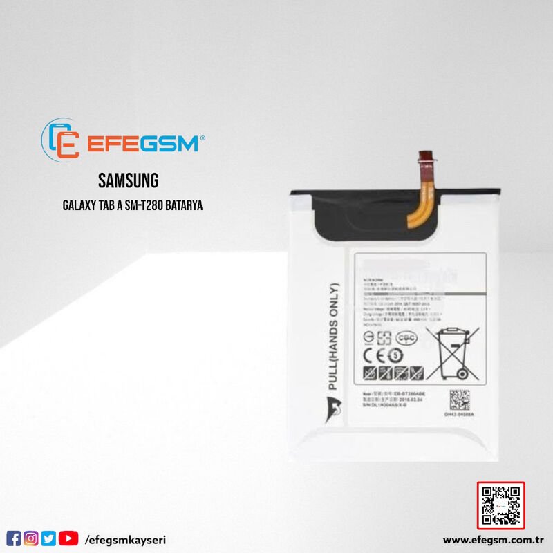 Samsung Galaxy Tab A SM-T280 Batarya