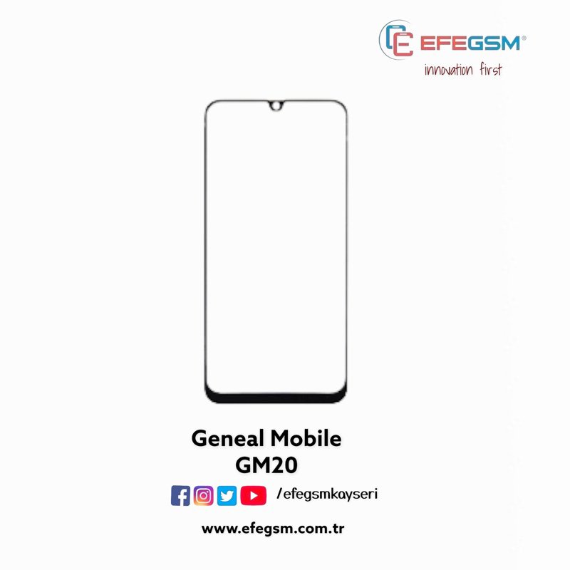 General Mobile GM20 Ocalı Cam