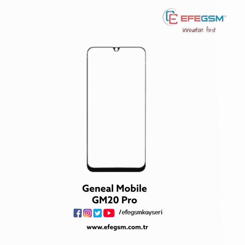 General Mobile GM20 Pro Ocalı Cam