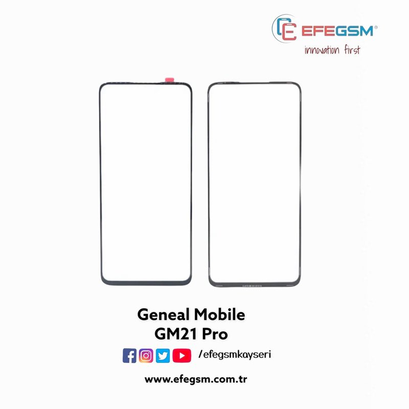 General Mobile GM21 Pro Ocalı Cam