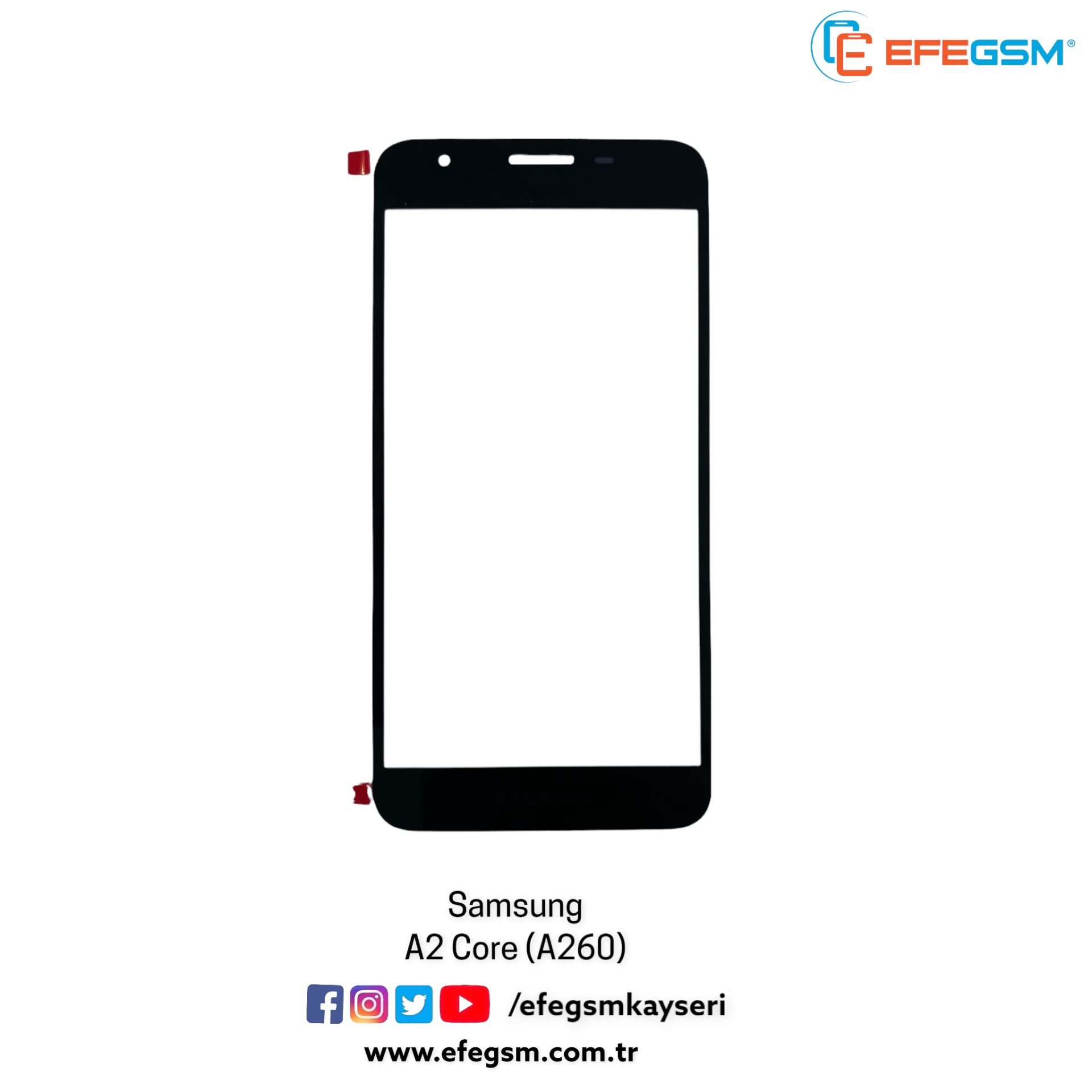 Samsung A2 Core (A260) Ocalı Cam
