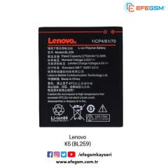 Lenovo K5 (BL259) Batarya