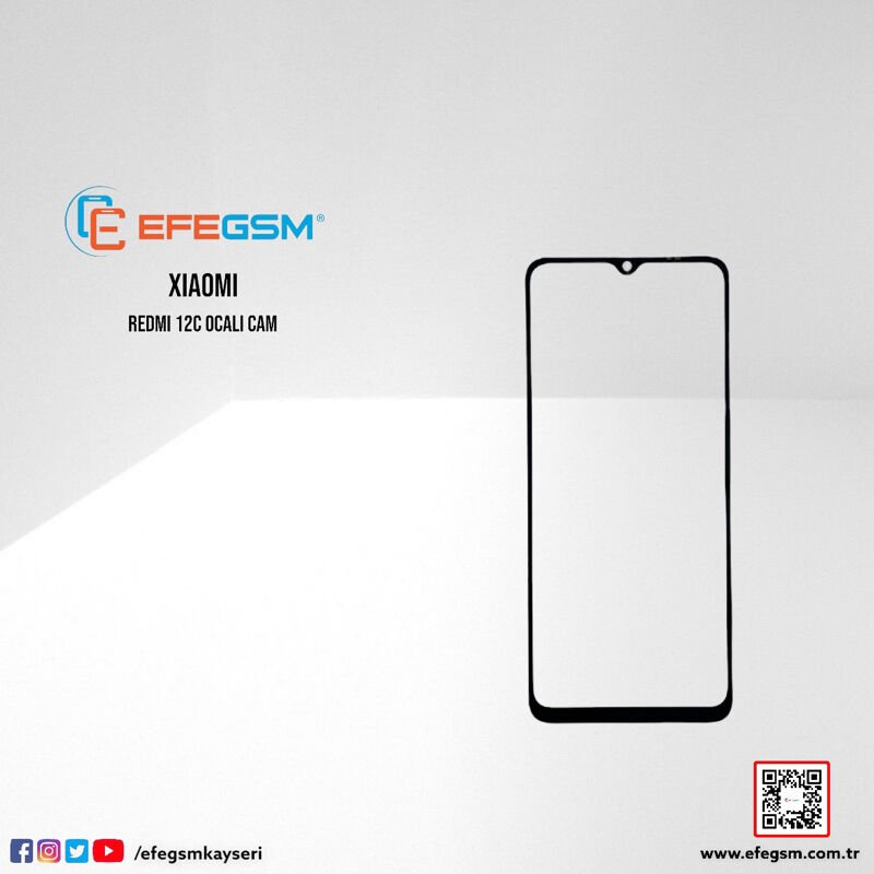 Xiaomi Redmi 12C Ocalı Cam