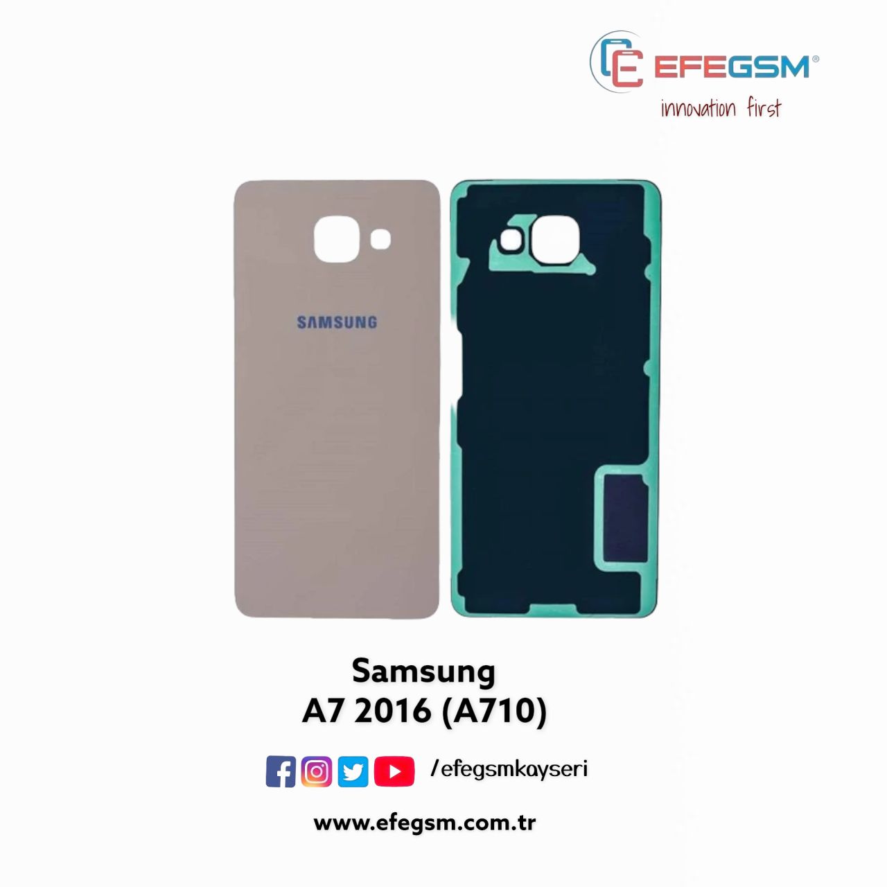 Samsung Galaxy A7 2016 (A710) Arka Kapak