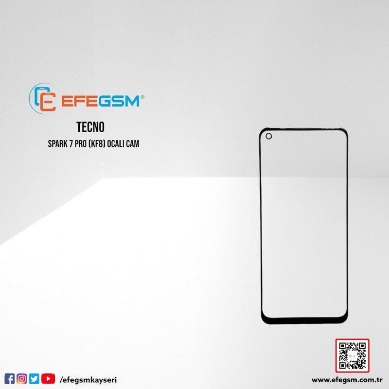 Tecno Spark 7 Pro (KF8) Ocalı Cam