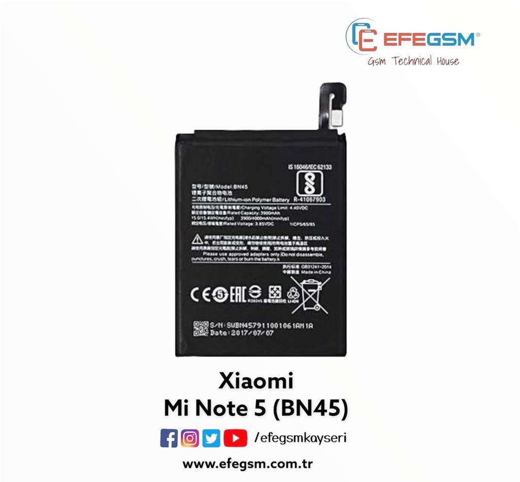 Xiaomi Mi Note 5 (BN45)  Batarya