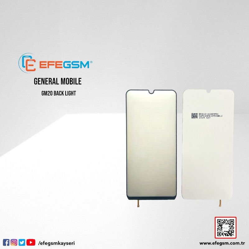 General Mobile GM20 Back Light