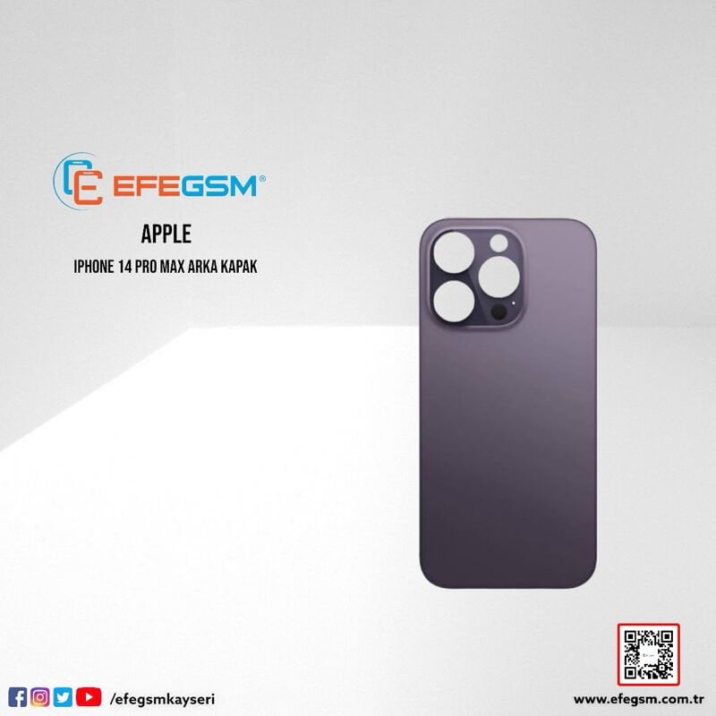 Iphone 14 Pro Max Arka Kapak Derin Mor