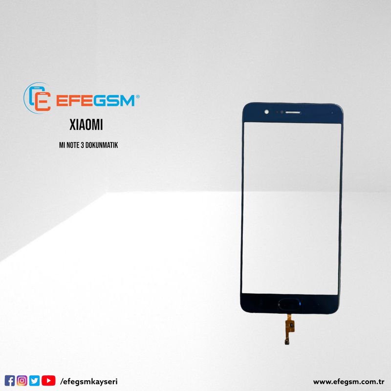 Xiaomi Mi Note 3 Dokunmatik