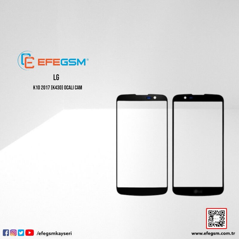 LG K10 2017 (K430) Ocalı Cam