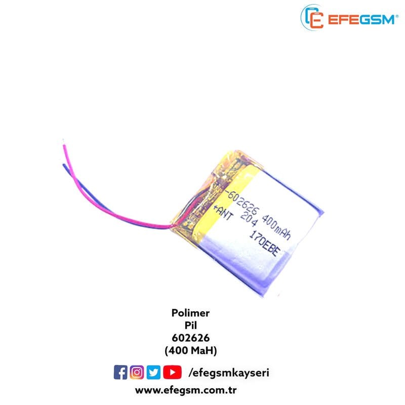Polimer Pil 602626 600 MaH