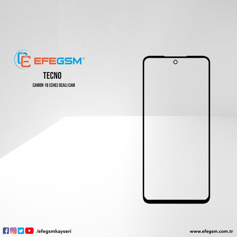 Tecno Camon 18 (CH6) Ocalı Cam